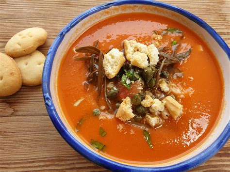  Gazpacho Andaluz - Spicym Chilled Soup With A Hint Of Spanish Sunshine!